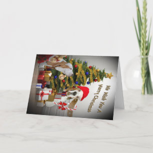 Basset Hound Christmas Wish Cards Feiertagskarte
