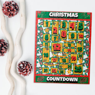 Basset Hound Countdown Weihnachts-Adventskalender Puzzle