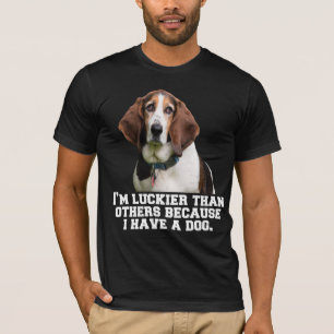 Basset Hound Dog Eigentümer Ich bin glücklicher al T-Shirt