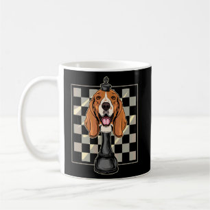 Basset Hound Dog Schach Kaffeetasse
