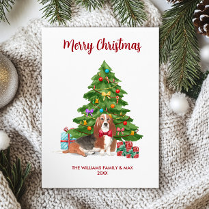Basset Hound Dog Weihnachten