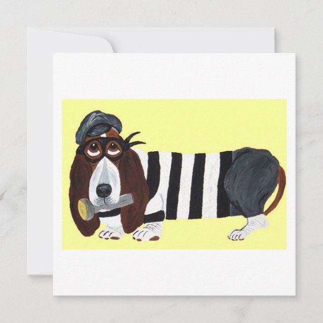 Basset Hound Einbrecher (Vorderseite)