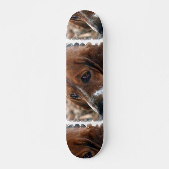 Basset Hound-Entwurfs-Skateboard Skateboard (Vorne)