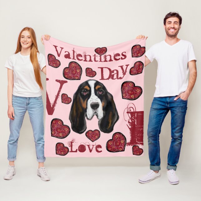 BASSET HOUND FLEECEDECKE (Beispiel)