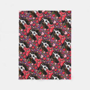 Basset Hound Fleecedecke