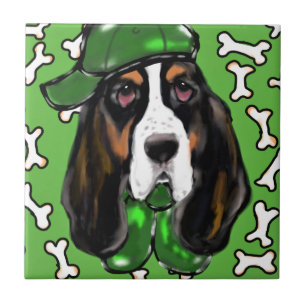 Basset Hound Fliese