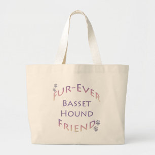 Basset Hound Furever Jumbo Stoffbeutel