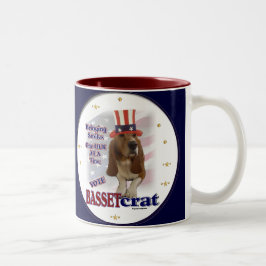 Basset Hound Geschenke Zweifarbige Tasse