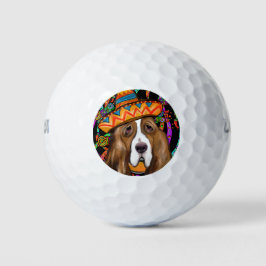 BASSET HOUND GOLFBALL