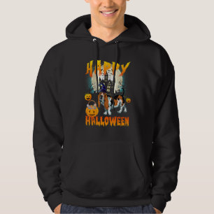 Basset Hound Happy Halloween Kostüm für Hund Hoodie