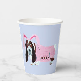 Basset Hound Hasen-Papierbecher Pappbecher