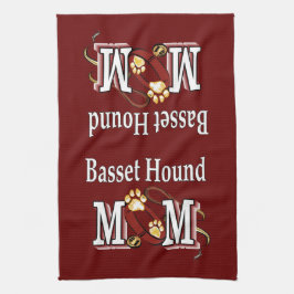 Basset Hound Hund MAMA Geschirrtuch