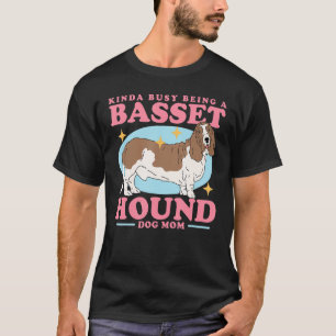 Basset Hound Hund Mama Hundebesitzer Basset Hound T-Shirt