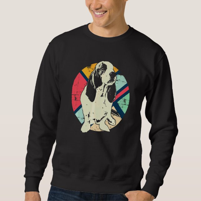 Basset Hound-Hunderasse  40 Sweatshirt (Vorderseite)