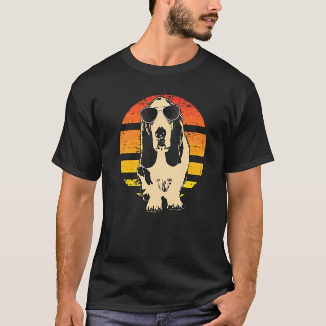 Basset Hound-Hunderasse  4 T-Shirt (Vorderseite)