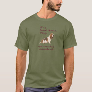 Basset Hound-Hundesache T-Shirt