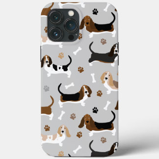 Basset Hound Hundknochen und Paare Case-Mate iPhone Hülle