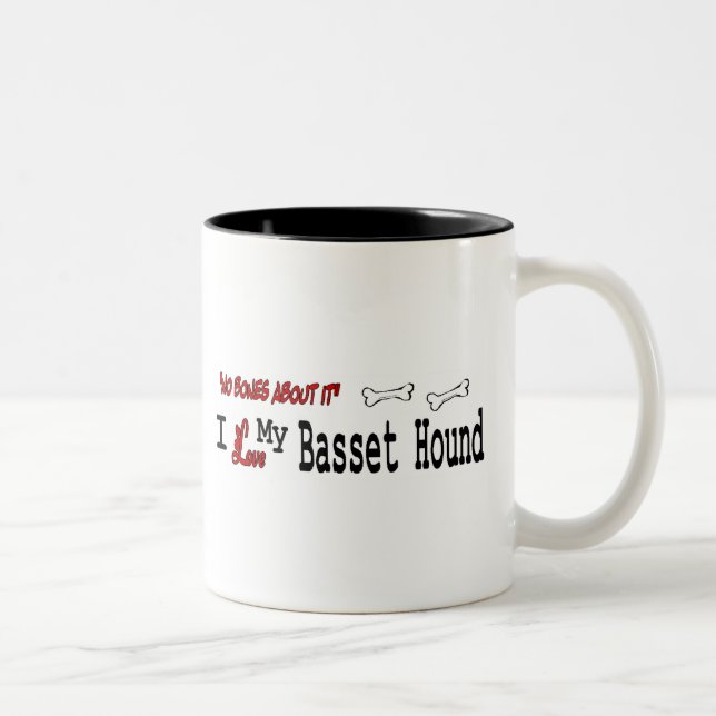 Basset Hound (I Liebe) Tasse (Rechts)