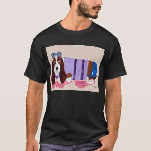 Basset Hound in Flossen-T-Shirt T-Shirt