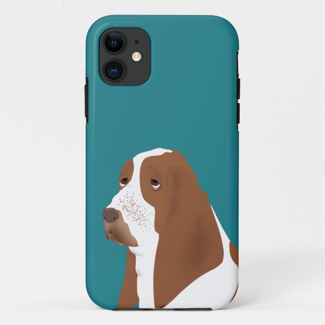 Basset Hound iPhone SE + iPhone 5/5S, selten dort Case-Mate iPhone Hülle (Rückseite)