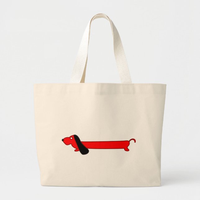 BASSET HOUND JUMBO STOFFBEUTEL (Vorne)
