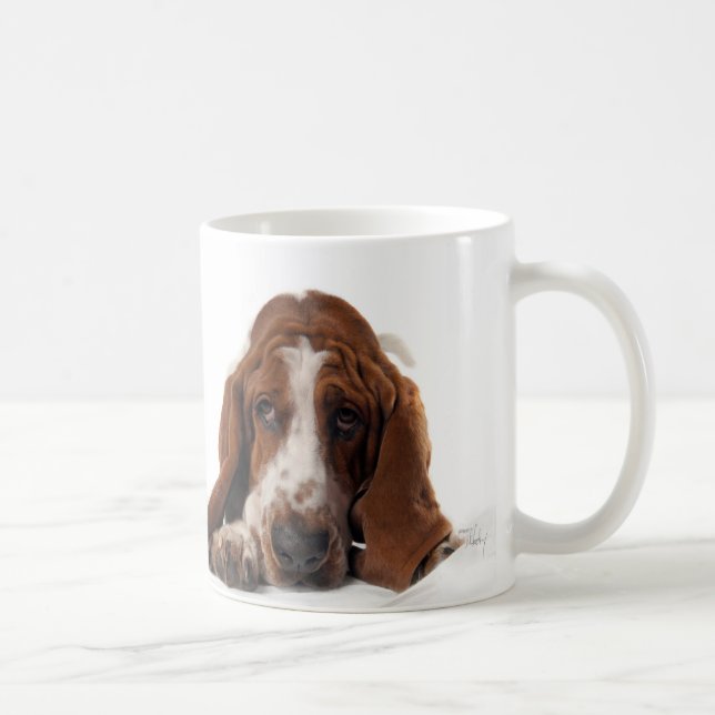 Basset Hound Kaffeetasse (Rechts)