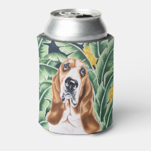 Basset Hound kann kühlen Dosenkühler