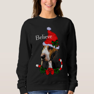 Basset Hound Liebhaber Weihnachten Sweatshirt