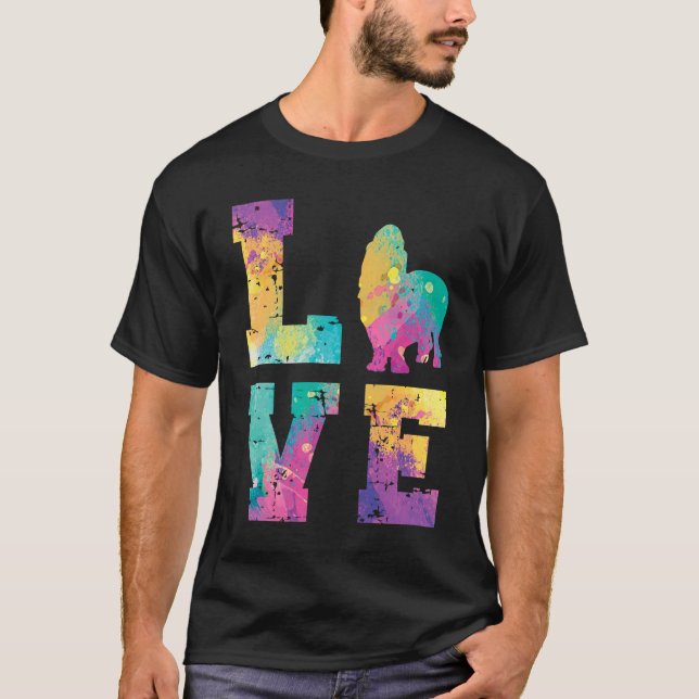 Basset Hound Love T-Shirt (Vorderseite)