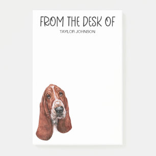 Basset Hound Lover Post-it Klebezettel