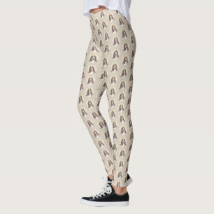 Basset Hound Malerei - Niedliche Original Hunde Ku Leggings