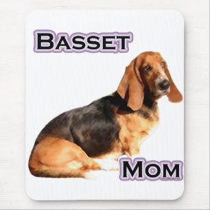 Basset Hound Mama 4 Mousepad
