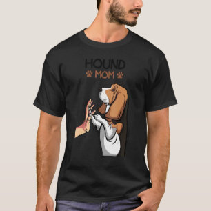 Basset Hound Mama Dog Mama Women Girl T-Shirt