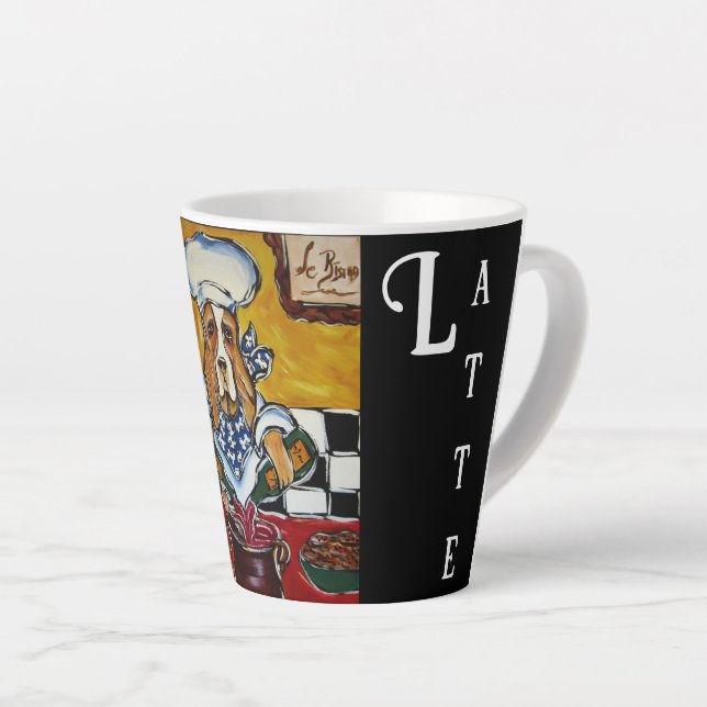 BASSET HOUND MILCHTASSE (Rechte Ecke)