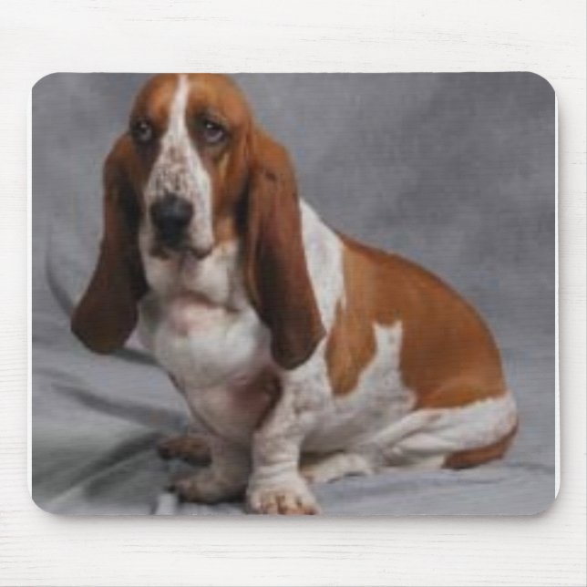 Basset Hound Mousepad (Vorne)