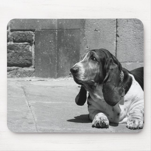 Basset Hound Mousepad (Vorne)