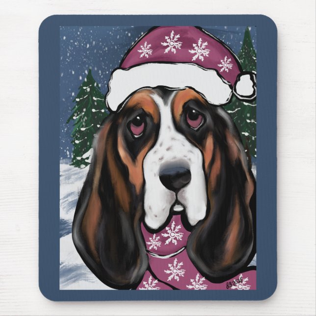BASSET HOUND MOUSEPAD (Vorne)