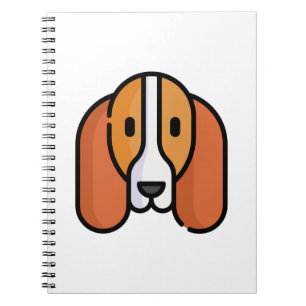 Basset Hound Notizblock