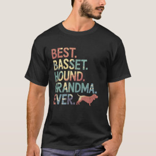 Basset Hound Oma Hunde Liebhaber Geschenk Lustige T-Shirt