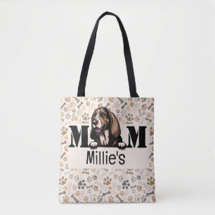 Basset Hound Peeking Personalisierte Mama