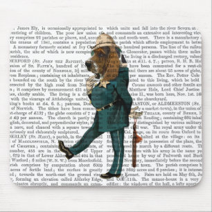 Basset Hound Policeman Mousepad
