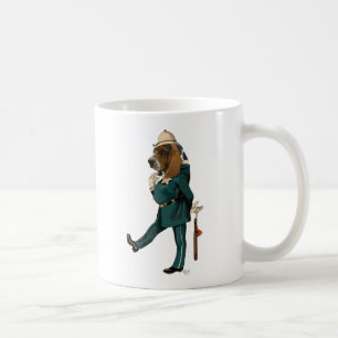 Basset Hound-Polizist Tasse