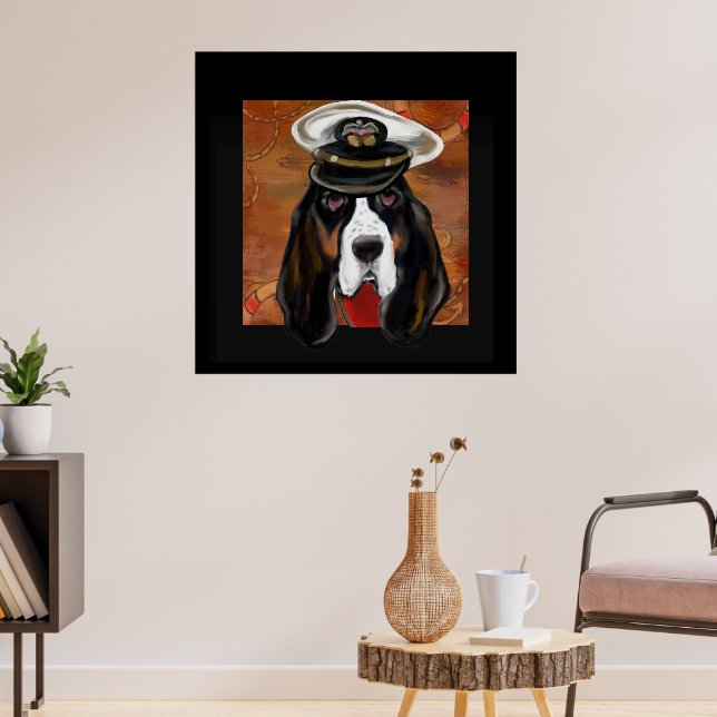 BASSET HOUND POSTER (Wohnzimmer 3)
