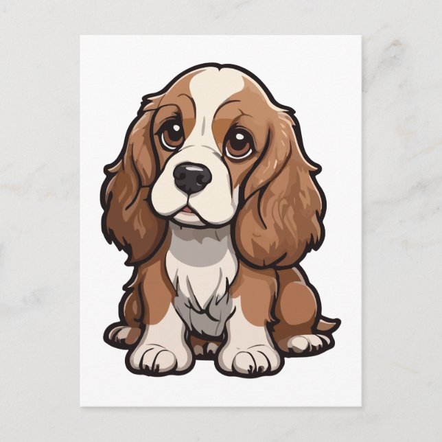 Basset Hound Postkarte (Vorderseite)