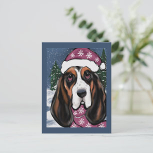 BASSET HOUND POSTKARTE