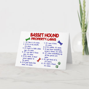 BASSET HOUND Property Laws 2 Karte