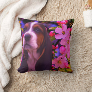 Basset Hound Puppy Dog Art Kissen