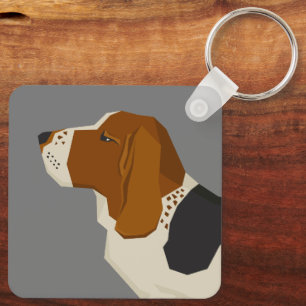 Basset Hound Schlüsselanhänger