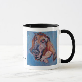 Basset Hound-SCHUSS! Tasse • Haustier-Porträts • E