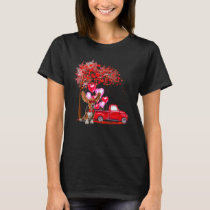 Basset Hound Sonnenbrille Herz Tree Lieferwagen LK T-Shirt